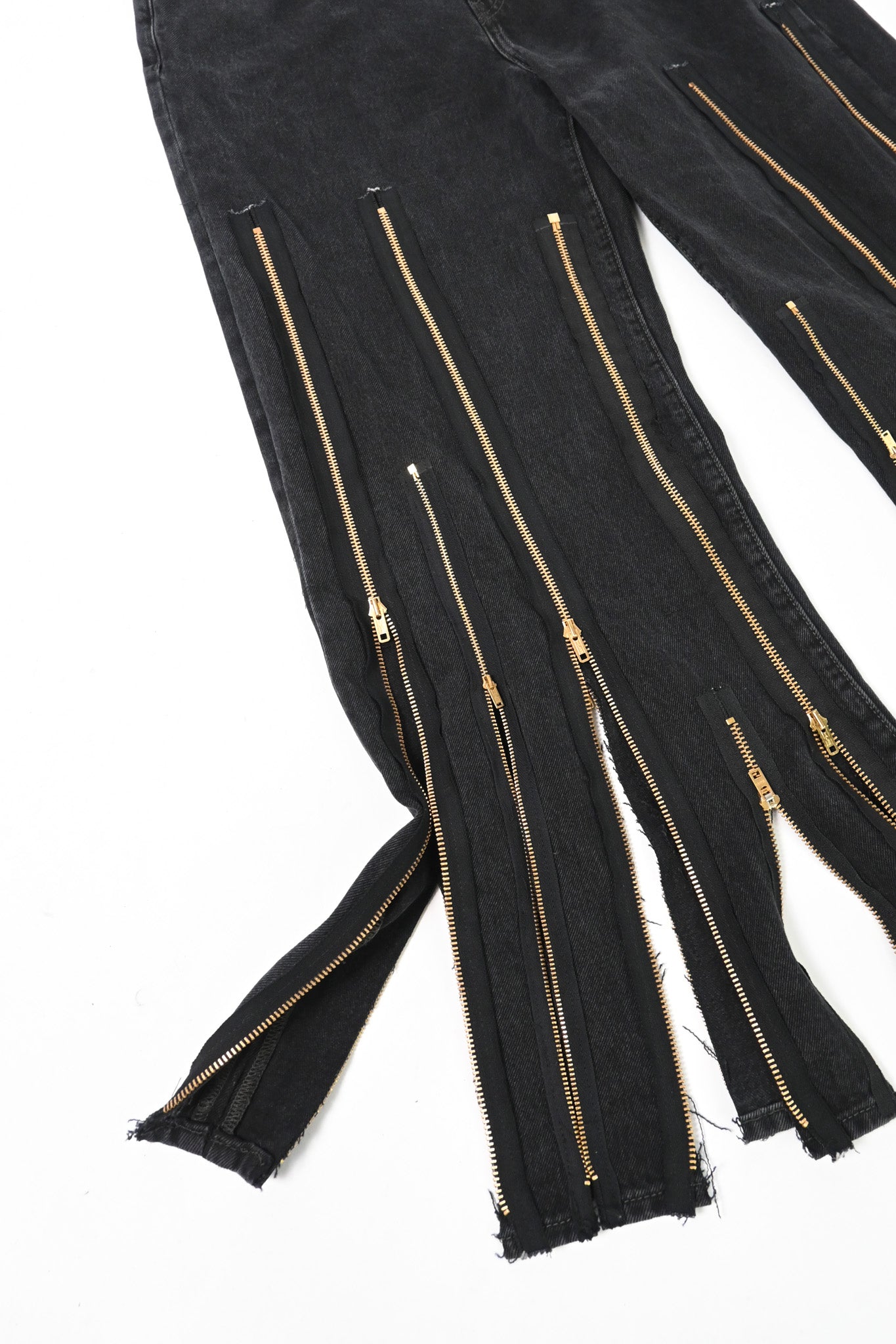 Gold zip denim 34/29