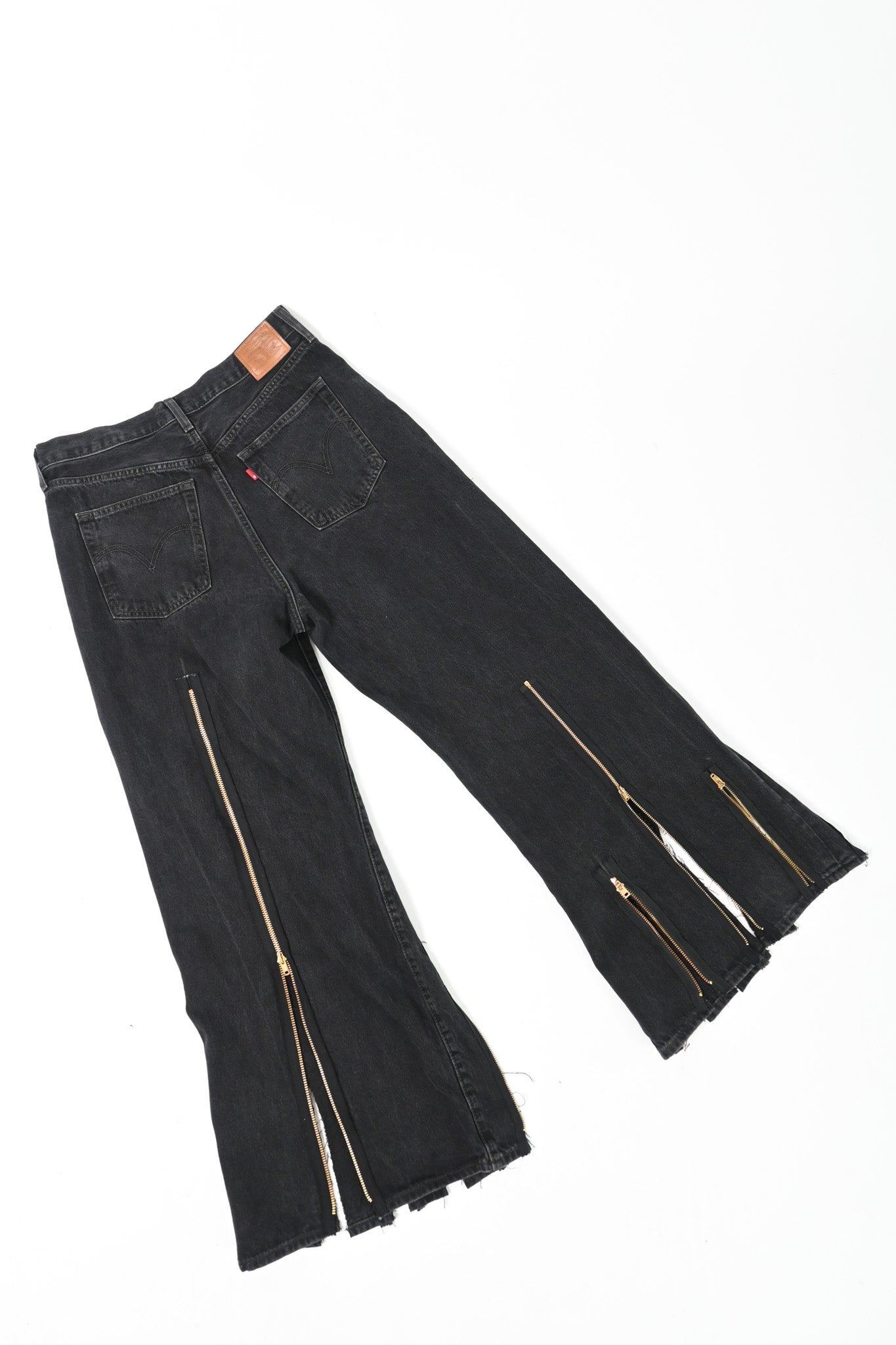 Gold zip denim 34/29