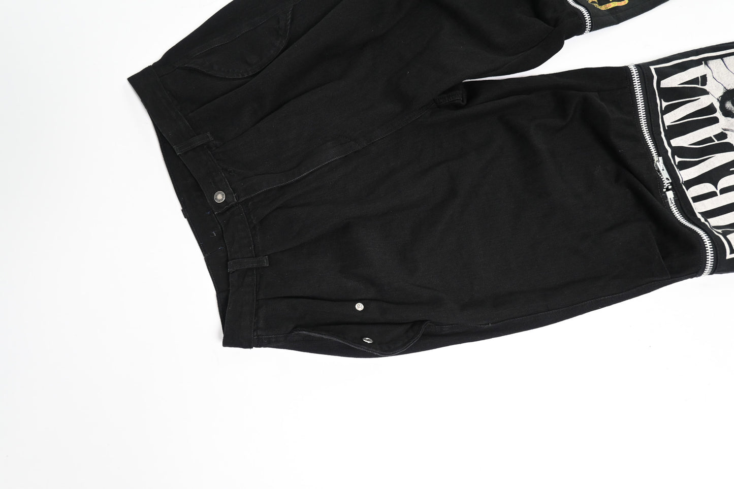 Zip-off Band Tee pants 34/37