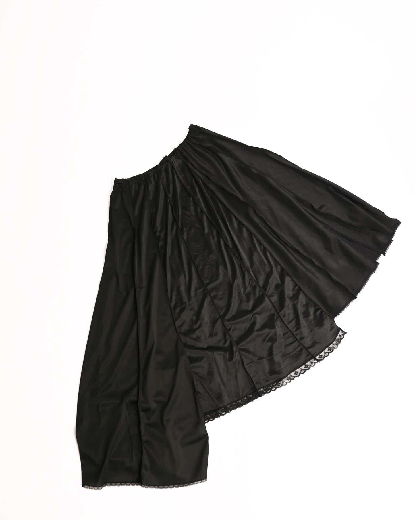 LAUREN'S Long black slip skirt