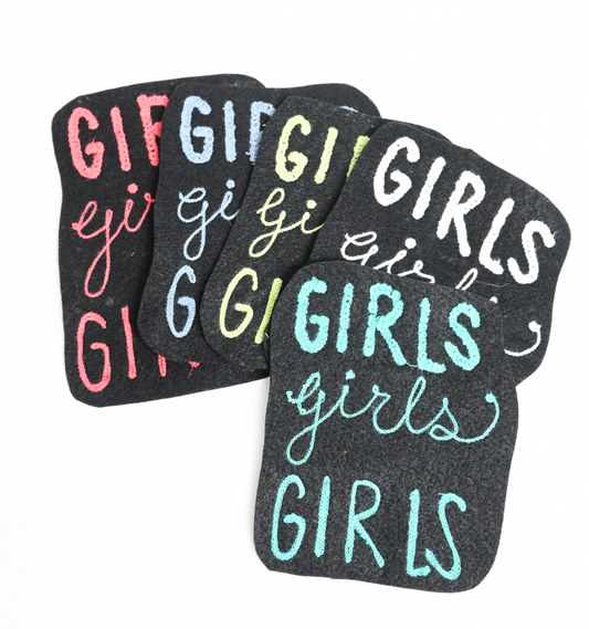 GIRLS GIRLS GIRLS patches