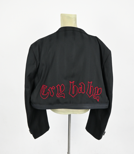 CRY BABY patch blazer