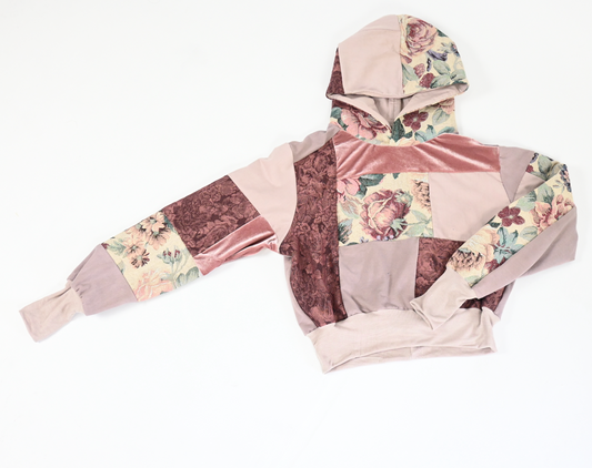 Monochromatic patch hoodie (Multiple sizes)