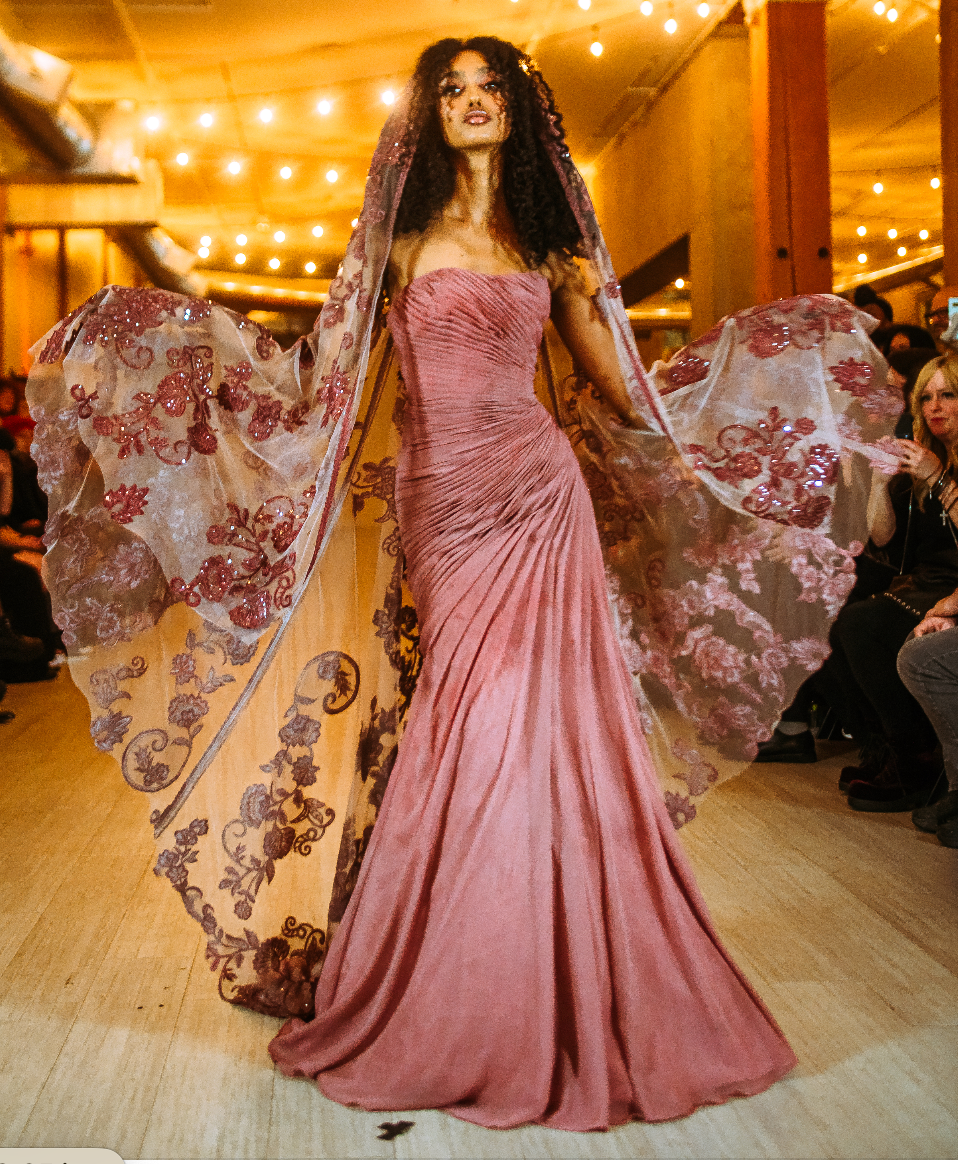 Hand-dyed VEIL