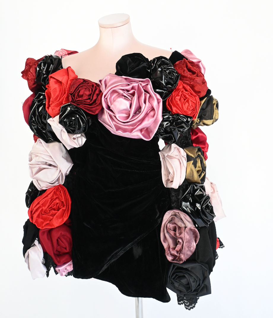ROSE SLEEVE DRESS (multiple sizes)