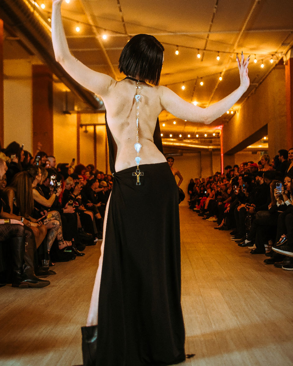 Backless ROSARY dress (2 available)