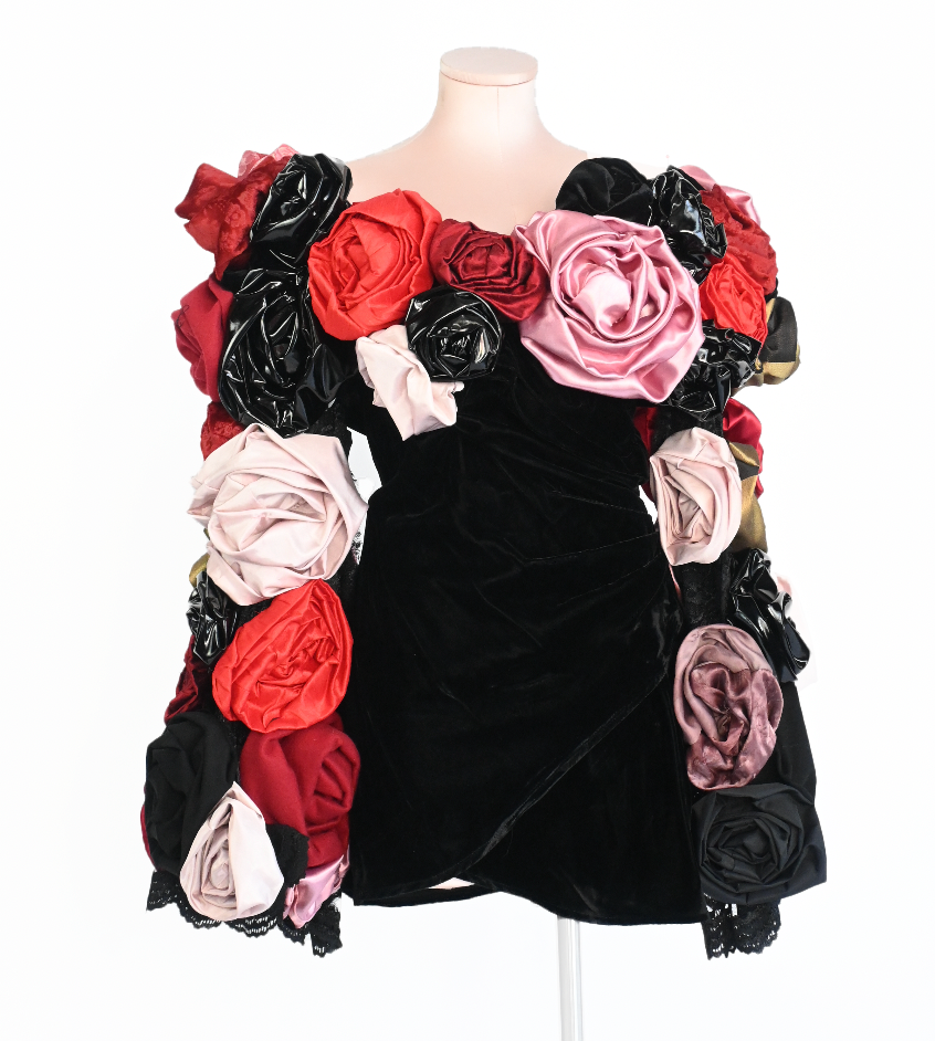 ROSE SLEEVE DRESS (multiple sizes)