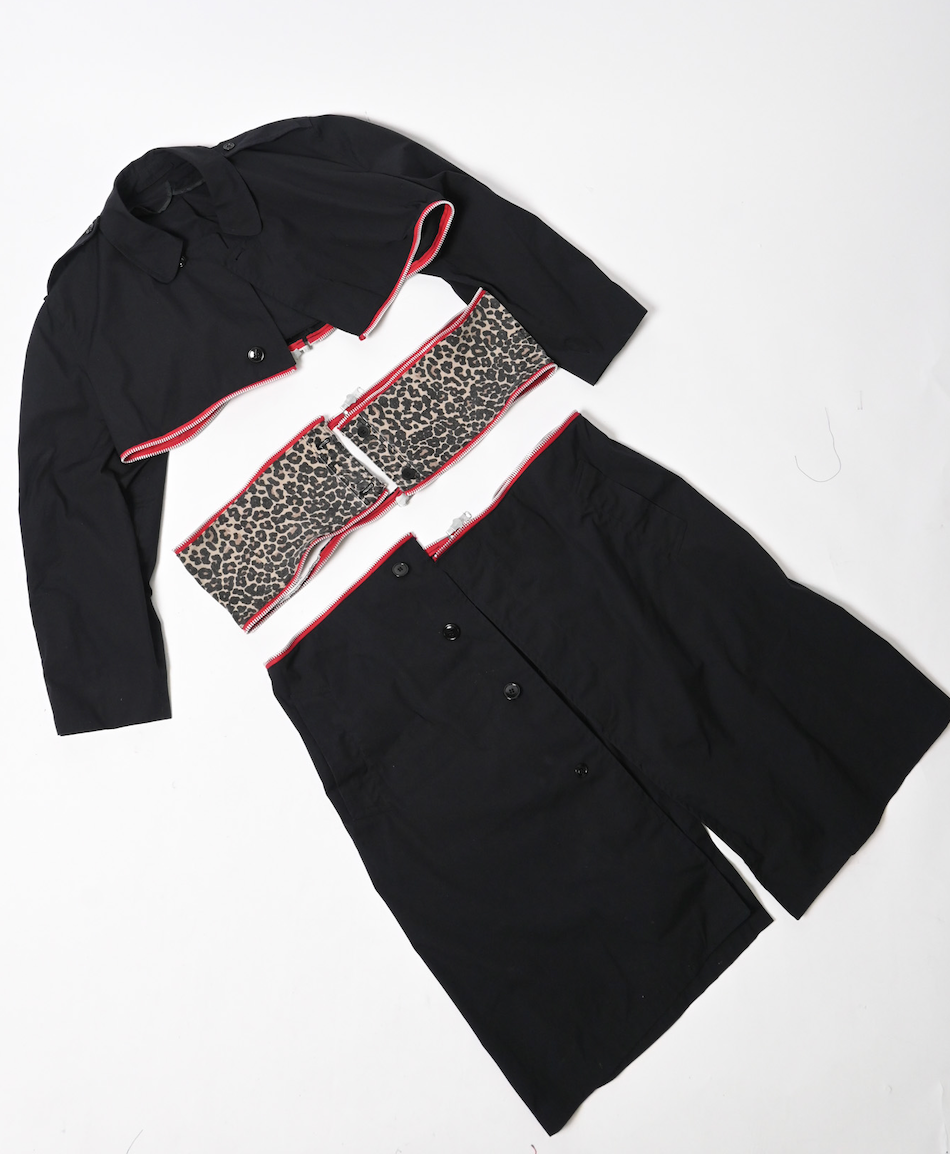 UNZIPPED trench Large