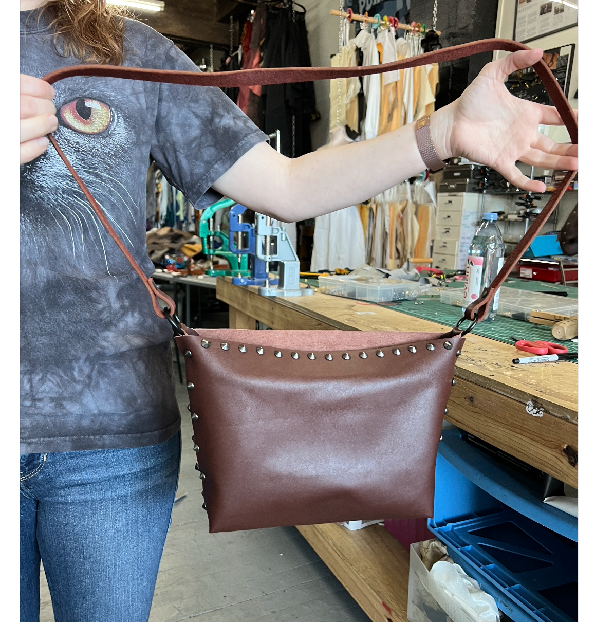 Leather Class BAG MAKING (August 23rd 11-1pm)