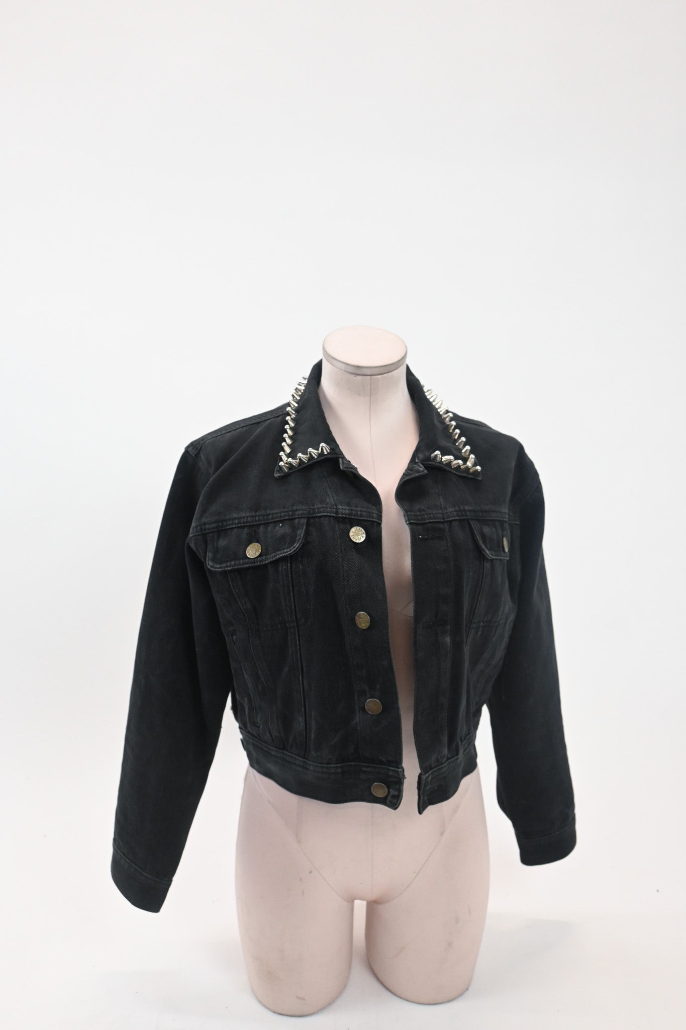 Chain-stitched Denim Jacket (M)