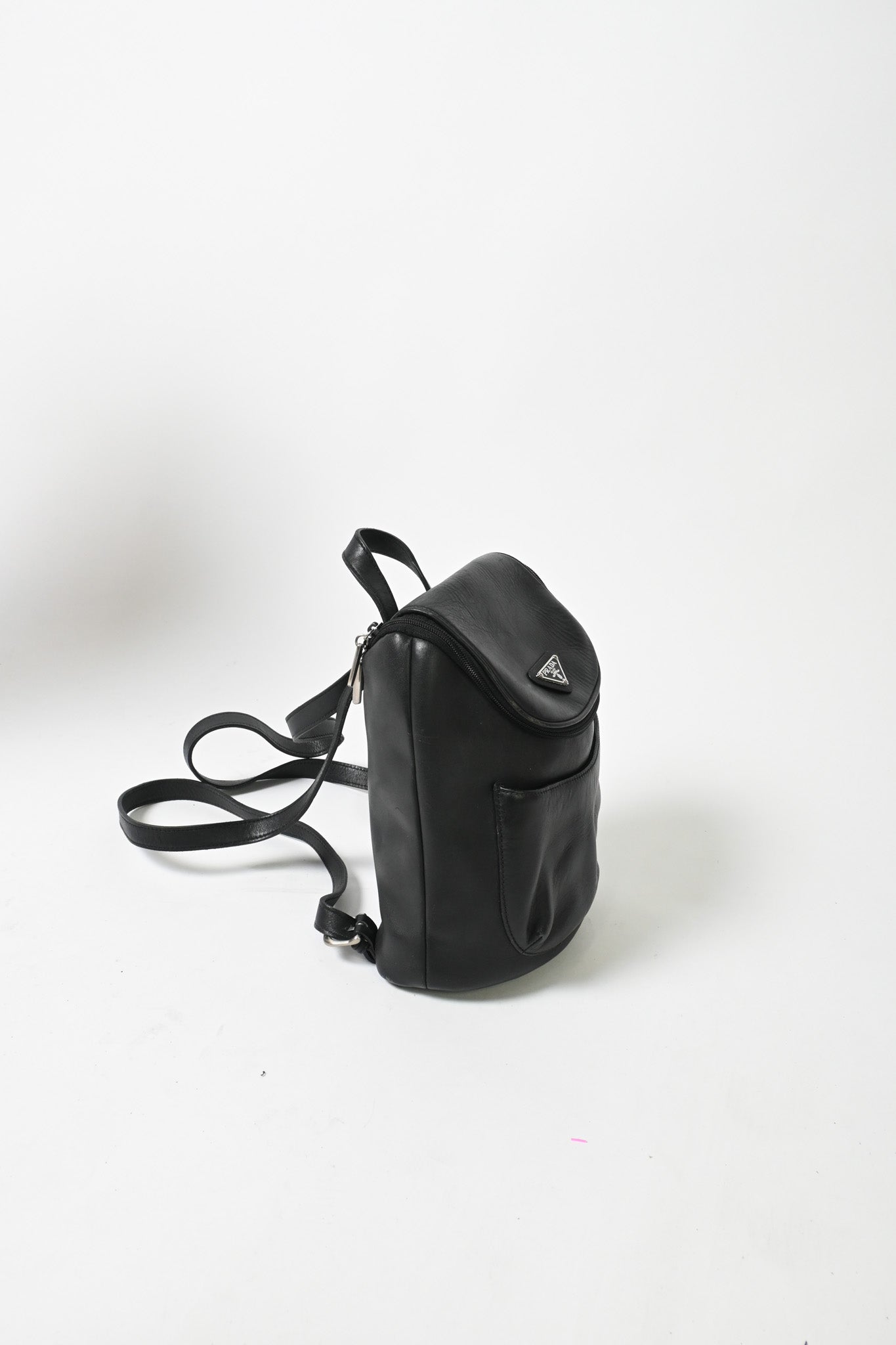 Leather backpack