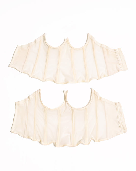 RACHEL'S sheer cream corset