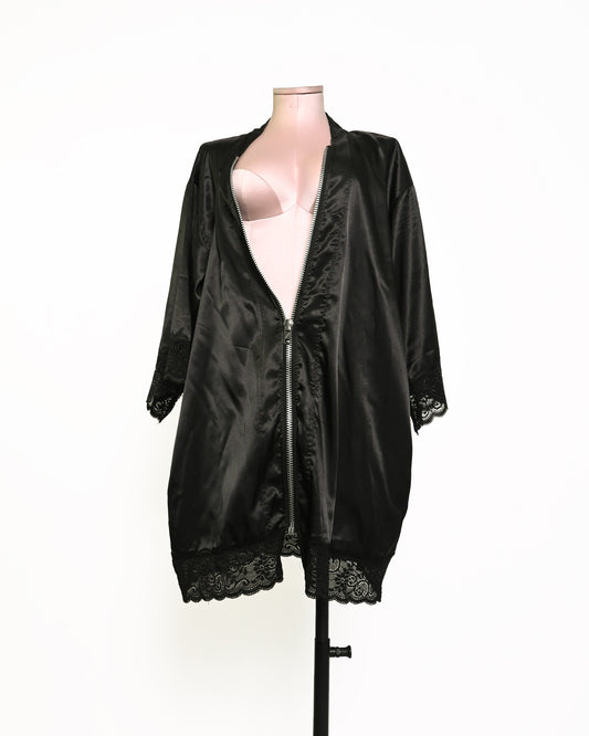Satin Zip robe
