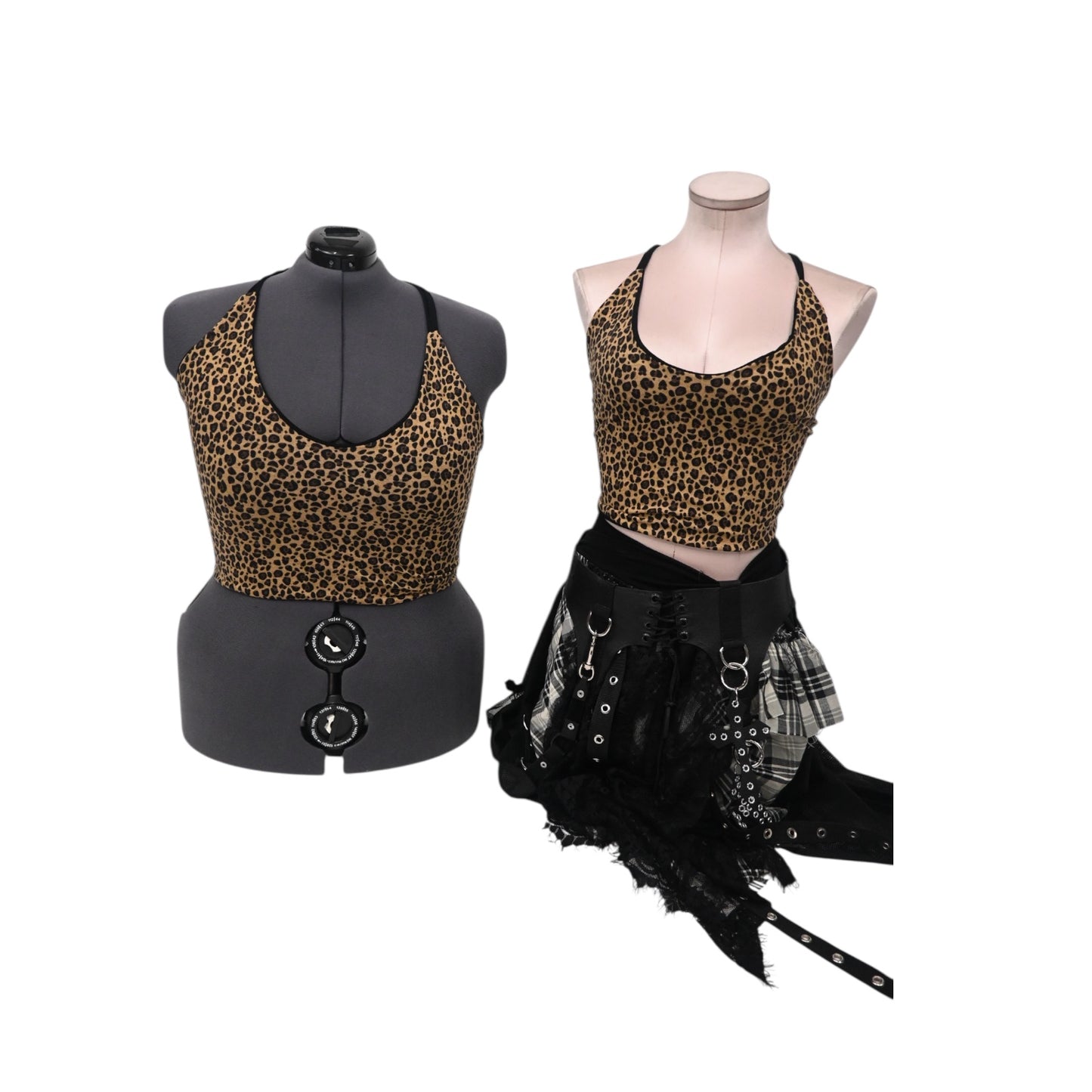 Cheetah Tie back tank (sizes available)