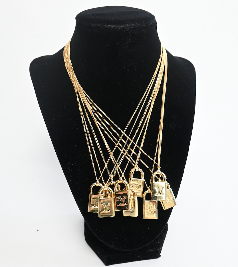 Mini lock LV necklace