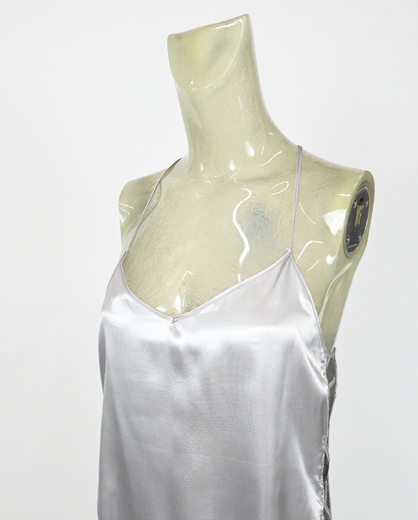 BINTOU'S Satin silver XX dress