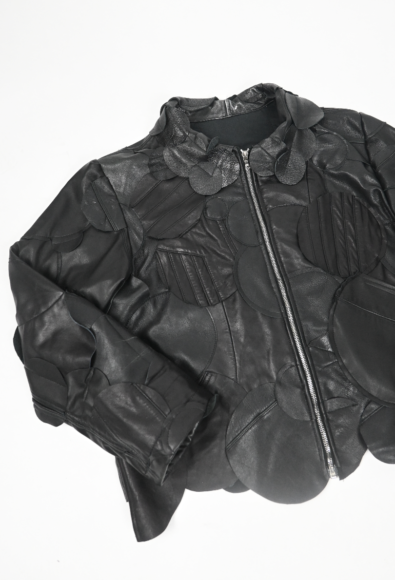 PARKER'S Leather circle jacket