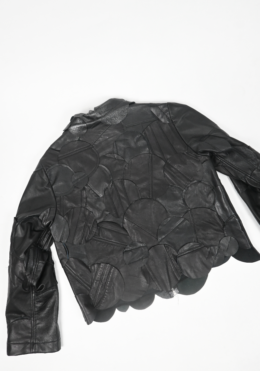 PARKER'S Leather circle jacket
