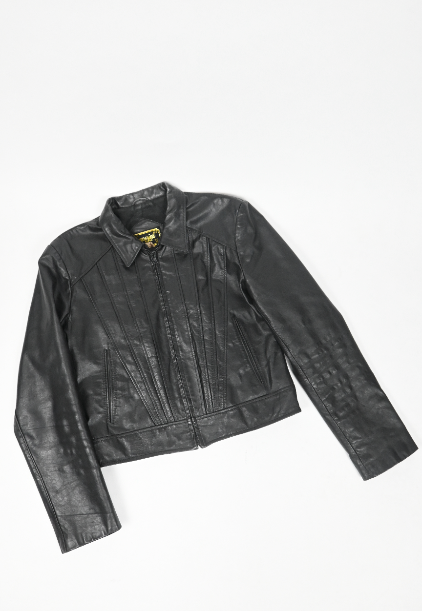 ZEREK'S Take me away leather jacket