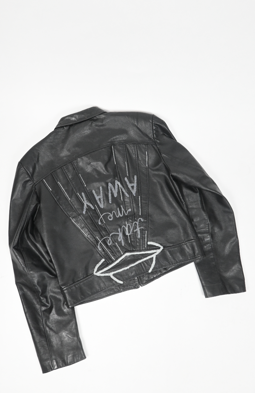 ZEREK'S Take me away leather jacket