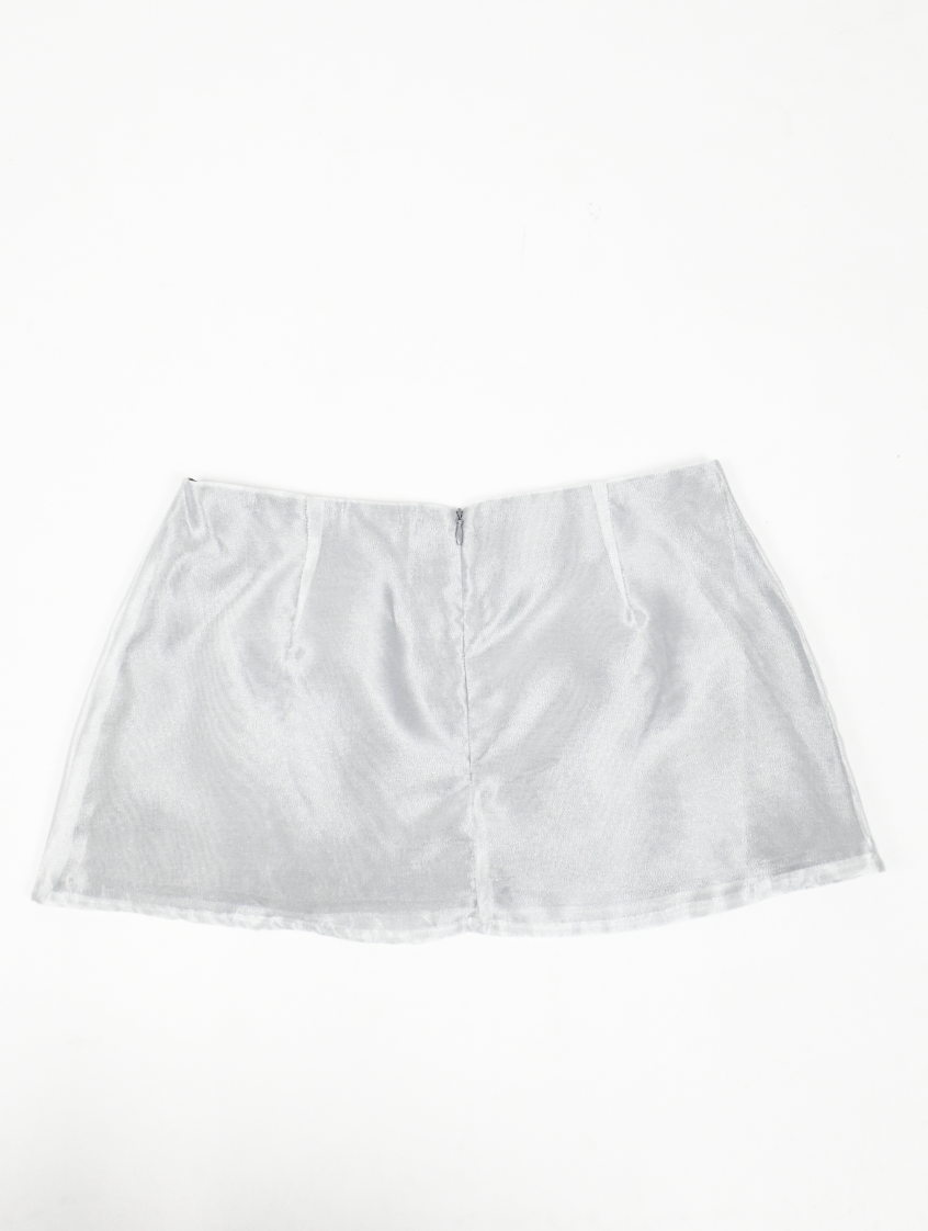 VANILLAAIDAY'S Silver mini skirt