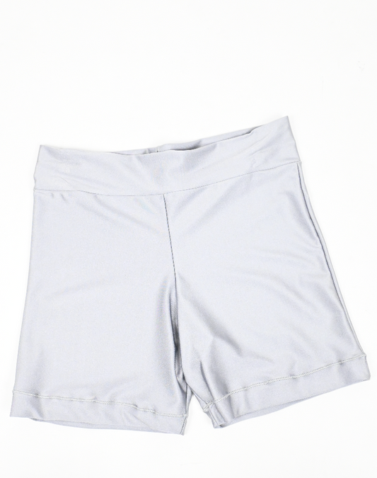 Silver bike shorts(multiple sizes)