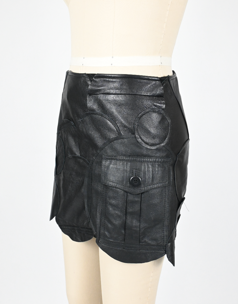 PARKER'S Leather circle skirt