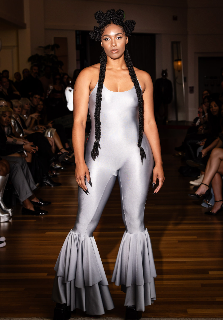 MAYA'S Silver jumpsuit (multiple sizes)