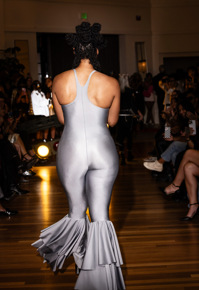 MAYA'S Silver jumpsuit (multiple sizes)