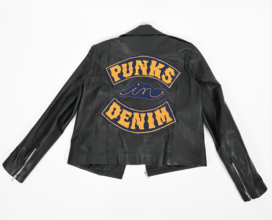 Leather Punks in Denim Jacket (medium)