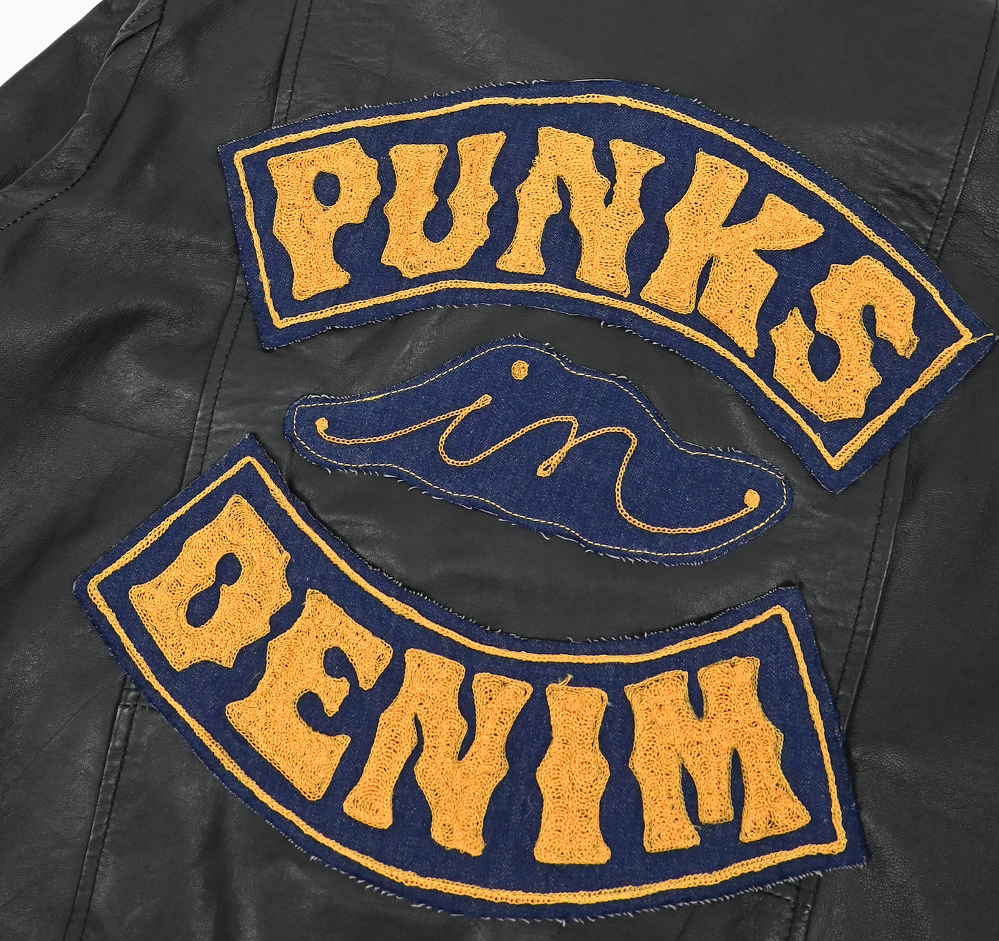 Leather Punks in Denim Jacket (medium)