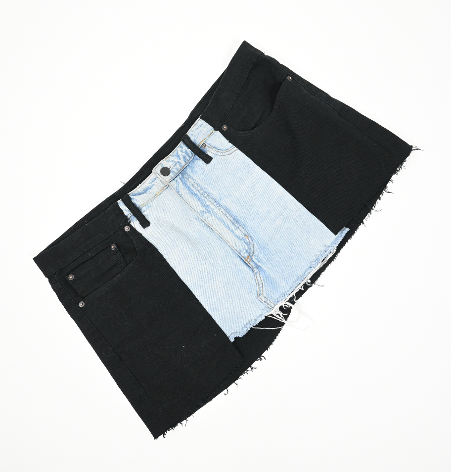 Denim Split Skirt (44" waist)