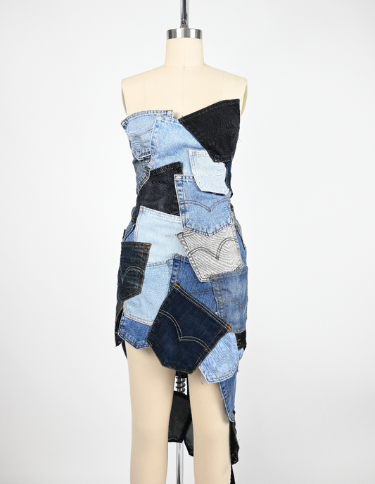 Denim Pocket Dress (27-30" waist)