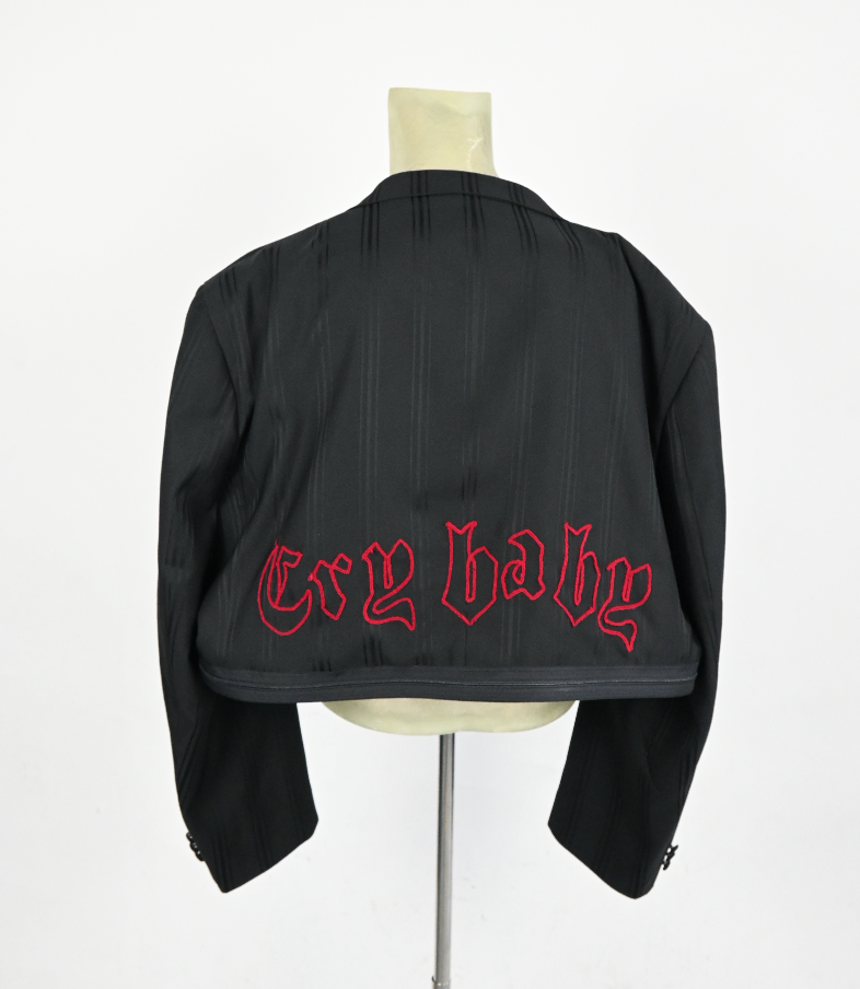 CRY BABY patch blazer