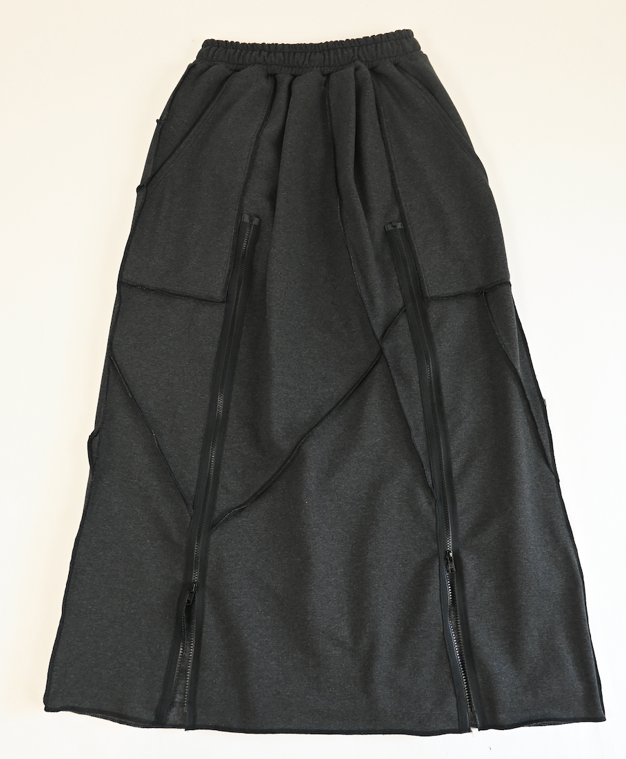 Fleece zipper skirt