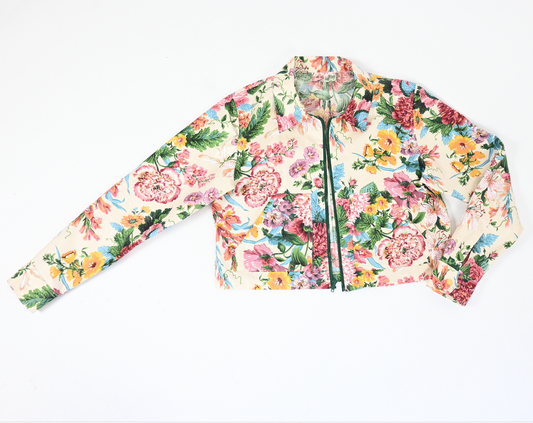 Floral Boxy Jacket (available sizes)