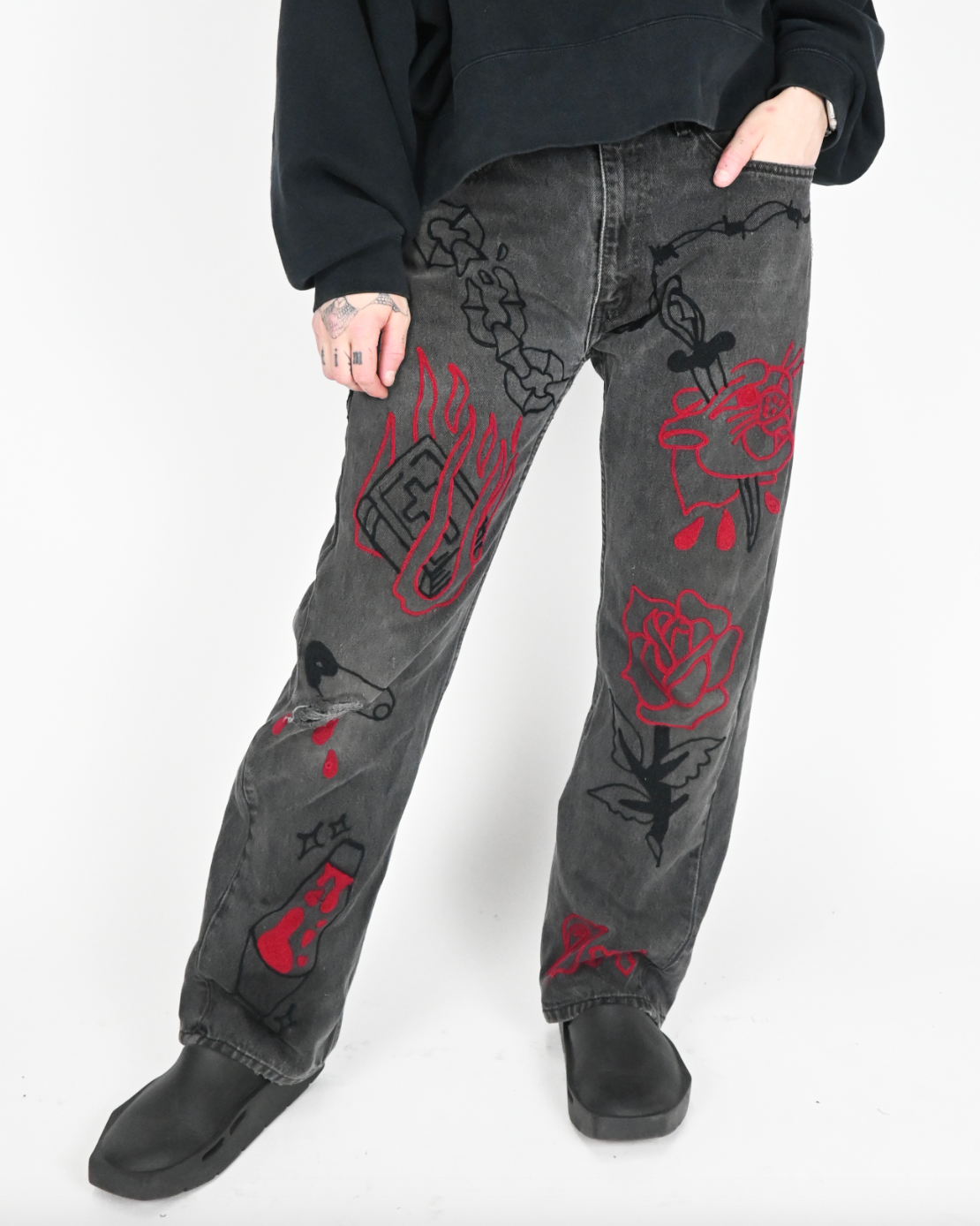 TATTOO PANTS (34/32)