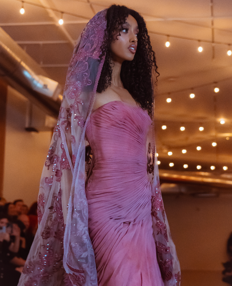Hand-dyed VEIL