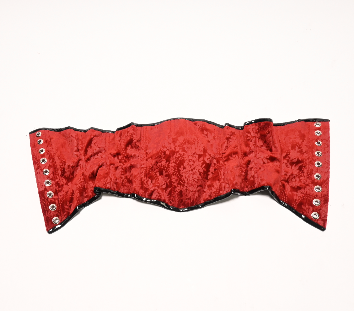 RED VELVET CORSET (multiple sizes)