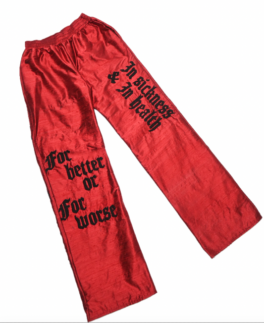 RED VOW PANTS