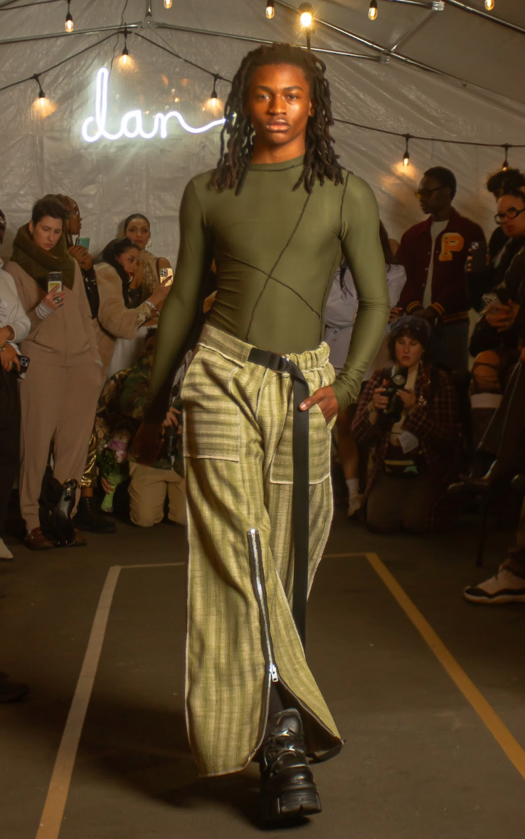 MAX'S Green wide leg pants (S-XL)