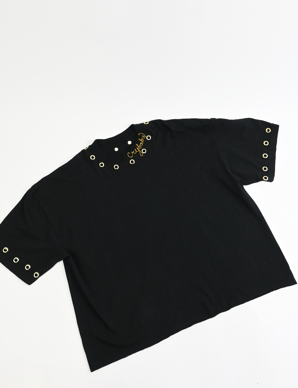 Crybaby gold GROMMET TEE (2XL)