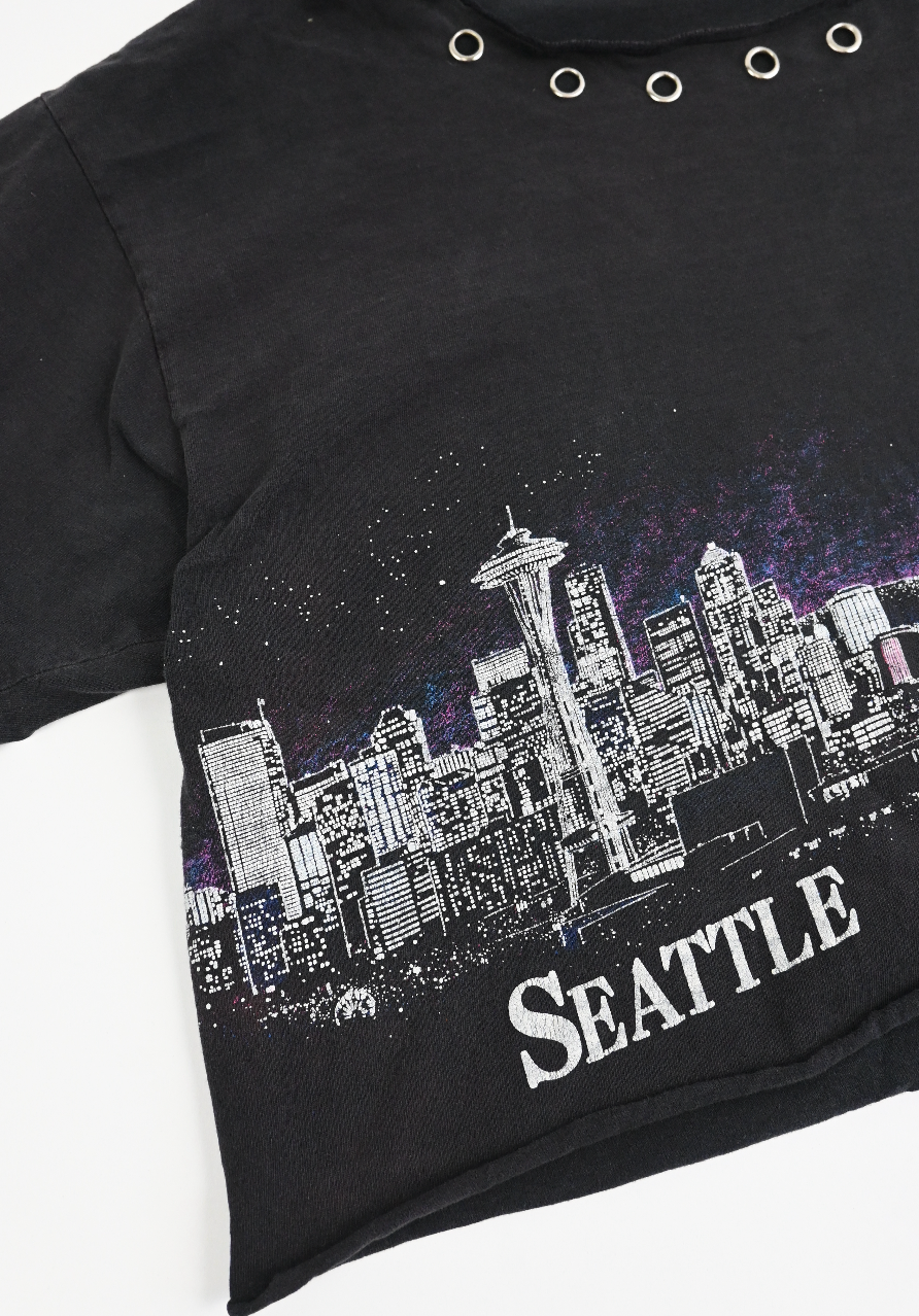 Seattle silver GROMMET TEE (large)