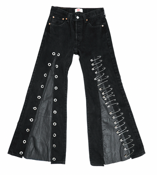 TYLAR'S Safety Pin Denim (find this at Friends Museum)