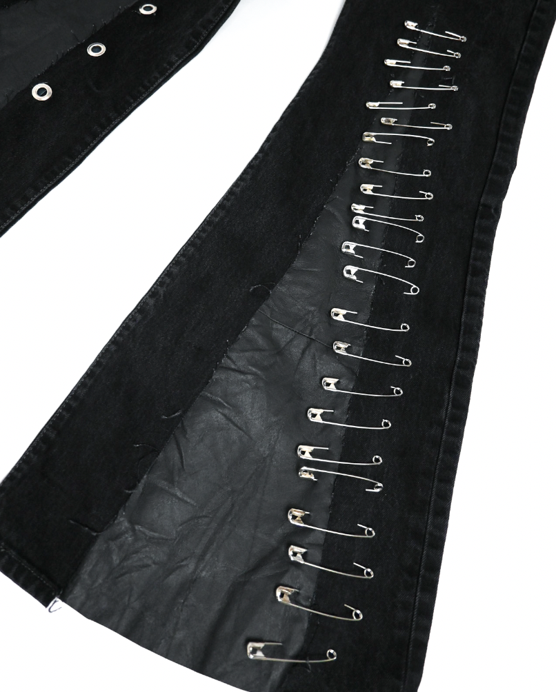 TYLAR'S Safety Pin Denim (find this at Friends Museum)