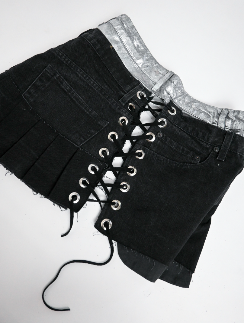 TYLAR'S Stacked Denim Skirt