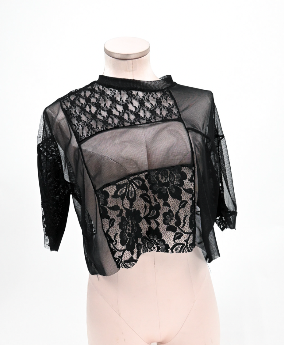Sheer Lace Shirt (Bleach Proof)
