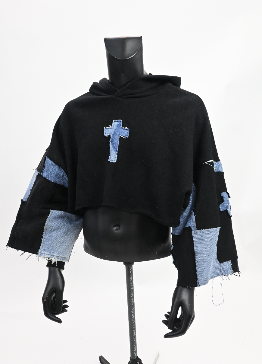 PUNKS IN DENIM Bumbershoot runway ARCHIVE hoodie