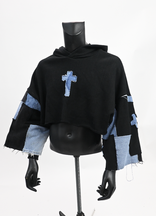 PUNKS IN DENIM Bumbershoot runway ARCHIVE hoodie
