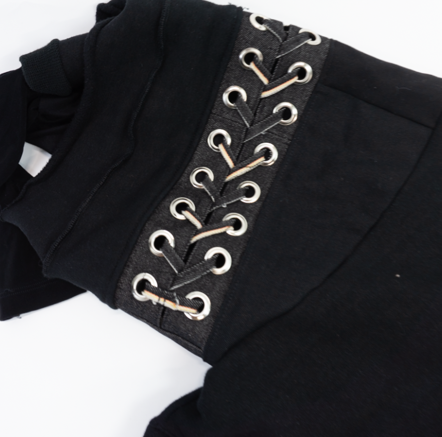 7:20:HAIR BY ROBERE denim + fleece ARCHIVE hoodie